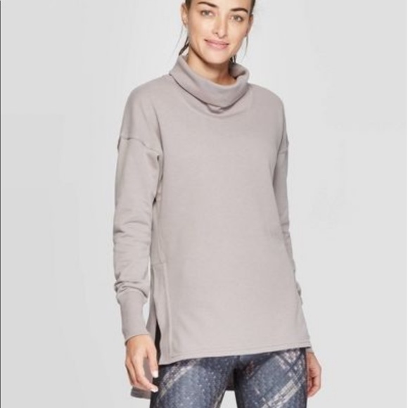 Cowl Neck Terry Tunic Pullover C9 Champion XL - Picture 1 of 9